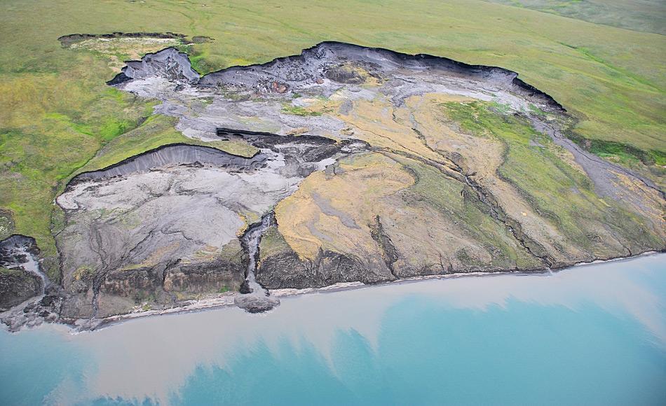 Küstenzerfall in der Arktis beeinflusst das Leben im Meer