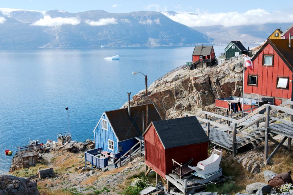 Tsunami trifft auf westgrönländische Küste