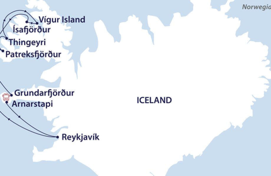 Island Karte